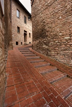 Street architecture in Assisi I