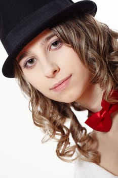 Portrait of a young woman