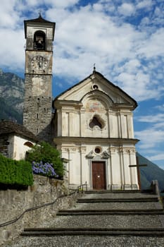 Church in Lavertezzo in Verzasca Valley
