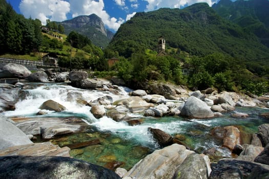 Lavertezzo in Verzasca Valley