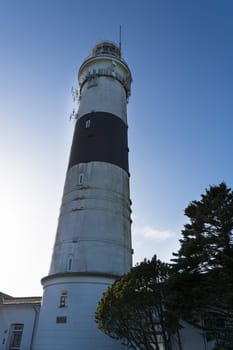 Island of Sylt, Germany. The historic lighthouse of Kampen, also called "Long Christian"" (German: Langer Christian), built in 1853."