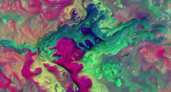 Colorful paint mix with gradient vivid colors,Colorful paint mix with gradient vivid colors