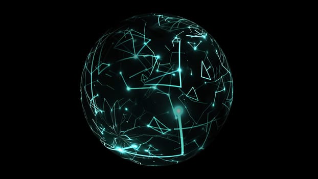Connections concept on rotating sphere,Connections concept on rotating sphere