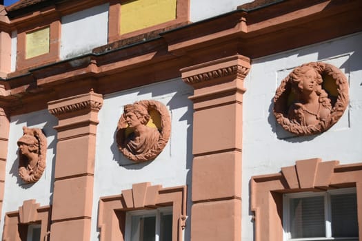 From 1603-1753,the Old Castle was the residence of the Margraves of Brandenburg-Bayreuth. It is located in the historic city center. Reliefs on the facade.