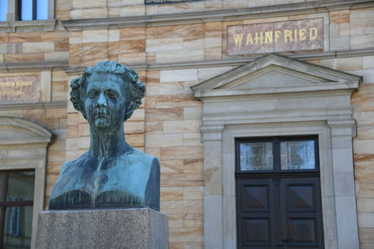 The historic Villa Wahnfried in the Upper Franconian town of Bayreuth,Bavaria,Germany was the home of Richard Wagner. It is now a museum,Wagnermuseum.