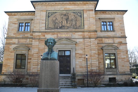 The historic Villa Wahnfried in the Upper Franconian town of Bayreuth,Bavaria,Germany was the home of Richard Wagner. It is now a museum,Wagnermuseum.
