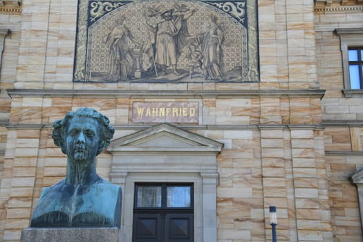 The historic Villa Wahnfried in the Upper Franconian town of Bayreuth,Bavaria,Germany was the home of Richard Wagner. It is now a museum,Wagnermuseum.