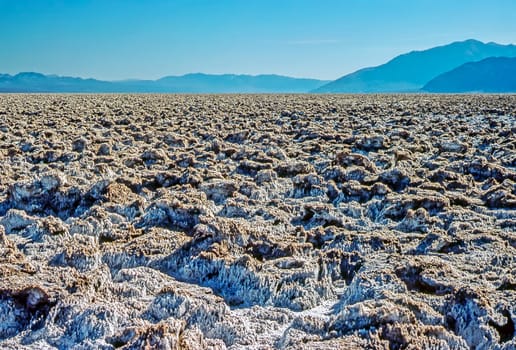 Devil's Golf Course in Death Valley