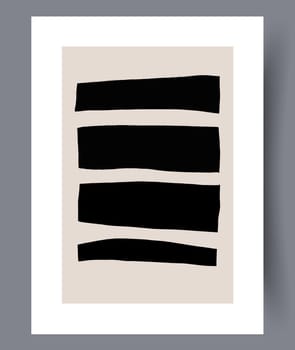 Printable wall art vector poster set. Hand drawn minimalism design for scandinavian interior.