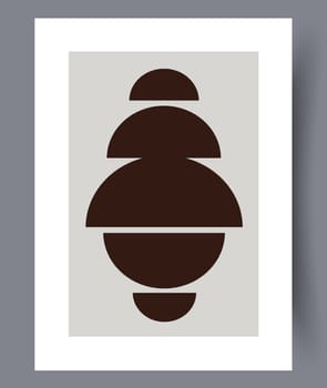 Printable wall art vector poster set. Hand drawn minimalism design for scandinavian interior.