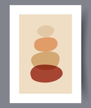 Printable wall art vector poster set. Hand drawn minimalism design for scandinavian interior.