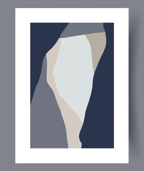 Printable wall art vector poster set. Hand drawn minimalism design for scandinavian interior.