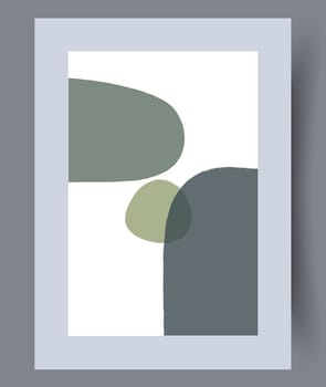 Printable wall art vector poster set. Hand drawn minimalism design for scandinavian interior.