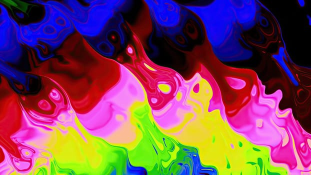 Colorful paint mix with gradient vivid colors,Colorful paint mix with gradient vivid colors