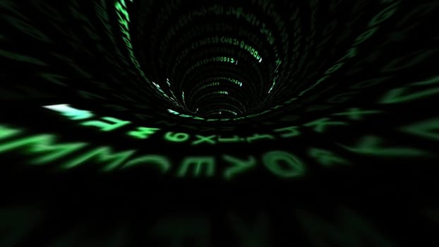Driving through the binary data tunnel,Driving through the binary data tunnel