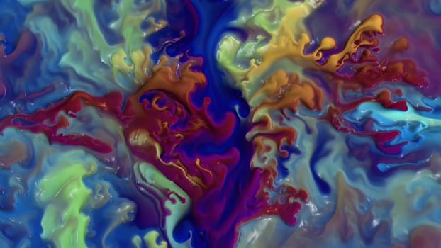 Colorful paint mix with gradient vivid colors,Colorful paint mix with gradient vivid colors