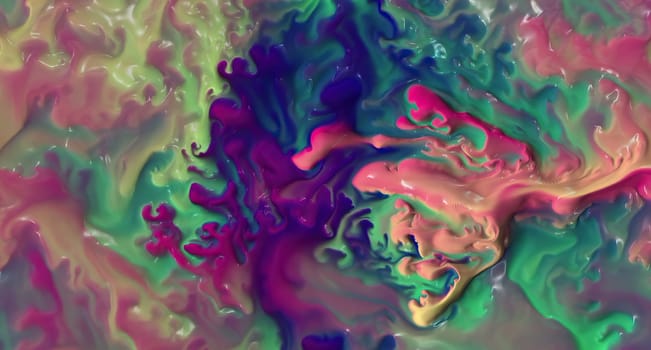 Colorful paint mix with gradient vivid colors,Colorful paint mix with gradient vivid colors