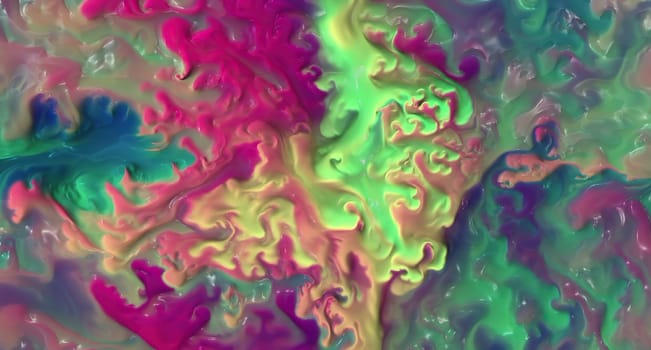 Colorful paint mix with gradient vivid colors,Colorful paint mix with gradient vivid colors