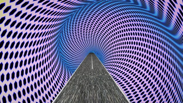 Driving through the world of illusion,Driving through the world of illusion