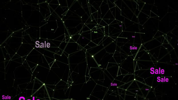 Sale text against network  background,Sale text against network  background