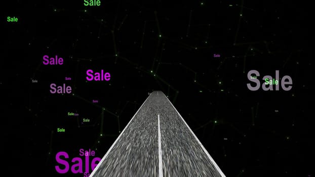 Driving through the world of sales on web,Driving through the world of sales on web