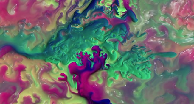 Colorful paint mix with gradient vivid colors,Colorful paint mix with gradient vivid colors