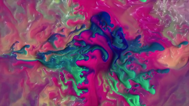 Colorful paint mix with gradient vivid colors,Colorful paint mix with gradient vivid colors