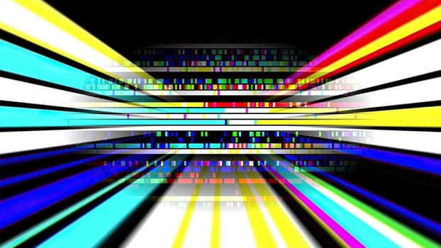 Colorful light rays and pixels,Colorful light rays and pixels
