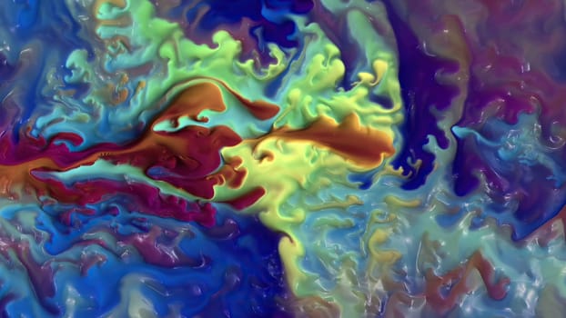 Colorful paint mix with gradient vivid colors,Colorful paint mix with gradient vivid colors