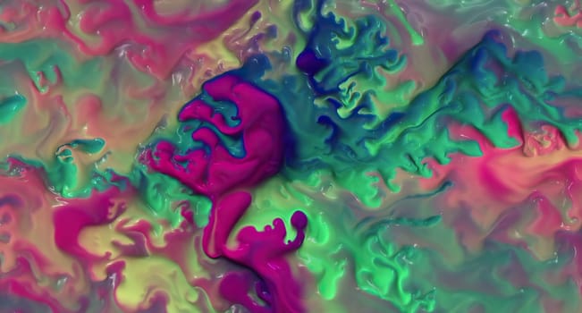 Colorful paint mix with gradient vivid colors,Colorful paint mix with gradient vivid colors