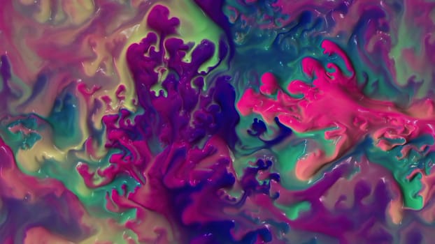 Colorful paint mix with gradient vivid colors,Colorful paint mix with gradient vivid colors