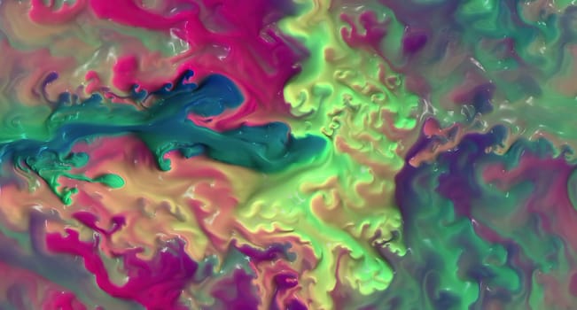 Colorful paint mix with gradient vivid colors,Colorful paint mix with gradient vivid colors