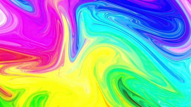 Colorful paint mix with gradient vivid colors,Colorful paint mix with gradient vivid colors