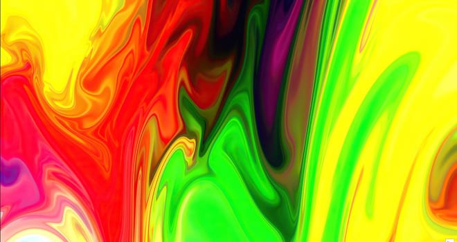 Colorful paint mix with gradient vivid colors ,Colorful paint mix with gradient vivid colors