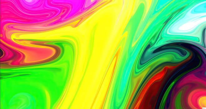 Colorful paint mix with gradient vivid colors ,Colorful paint mix with gradient vivid colors