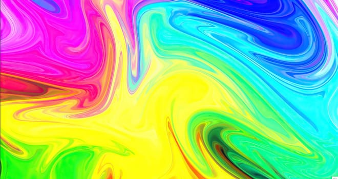 Colorful paint mix with gradient vivid colors ,Colorful paint mix with gradient vivid colors