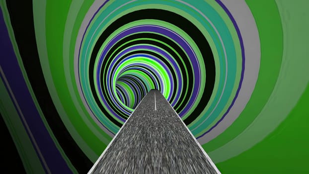Driving to the world of illusion