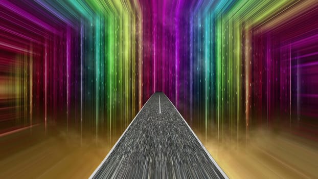 Driving to the world of illusion