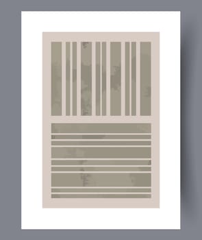 Printable wall art vector poster set vector. Vector illustrationPrintable wall art vector poster set. Hand drawn minimalism design for scandinavian interior.