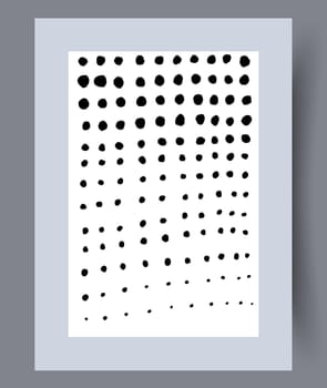 Printable wall art vector poster set. Hand drawn minimalism design for scandinavian interior.