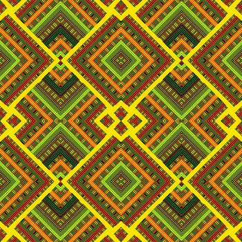 Seamless geometric pattern of small variously colored lines