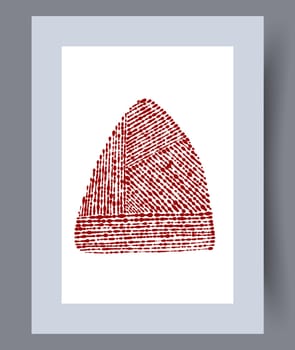 Scandinavian abstract vector print. Minimalistic abstract wall art background for print. Scandinavian vector style.