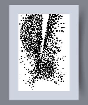 Printable wall art vector poster set. Hand drawn minimalism design for scandinavian interior.