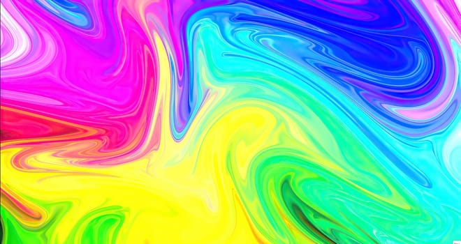 Colorful paint mix with gradient vivid colors ,Colorful paint mix with gradient vivid colors