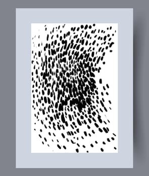 Printable wall art vector poster set. Hand drawn minimalism design for scandinavian interior.