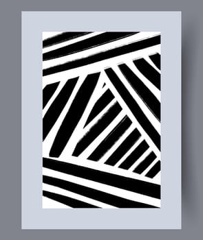 Printable wall art vector poster set. Hand drawn minimalism design for scandinavian interior.
