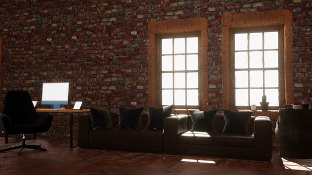 3D illustration Background for advertising and wallpaper in architecture and interior scene. 3D rendering in decorative concept.