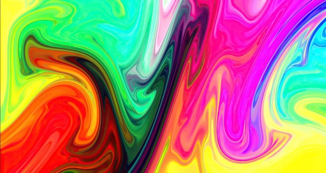 Colorful paint mix with gradient vivid colors ,Colorful paint mix with gradient vivid colors