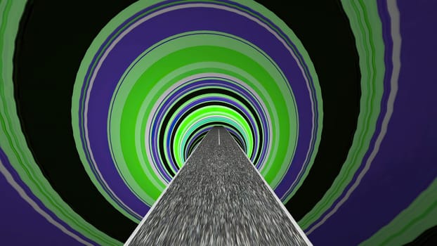 Driving to the world of illusion