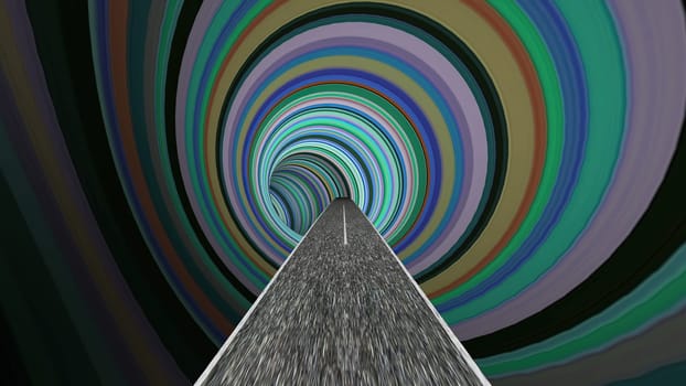 Driving to the world of illusion